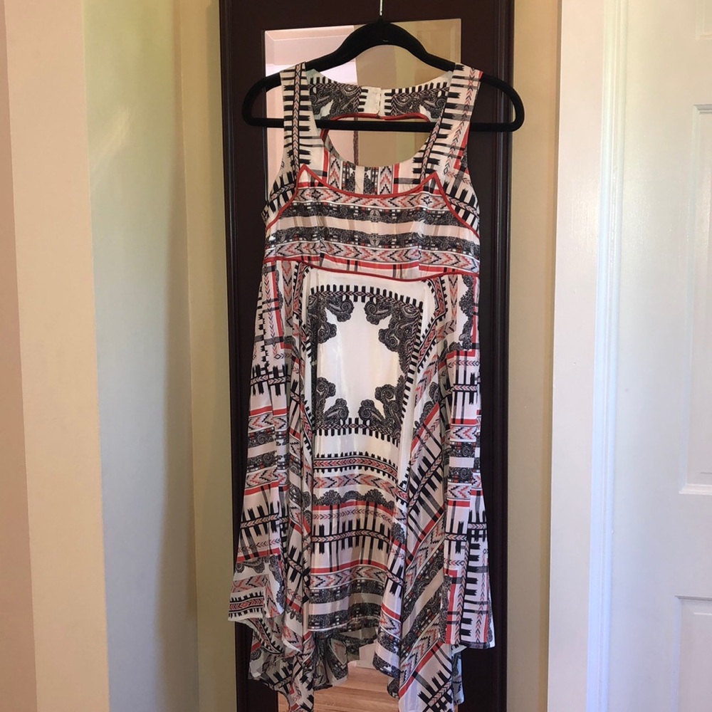 Jessica Simpson Handkerchief Dress Open Back